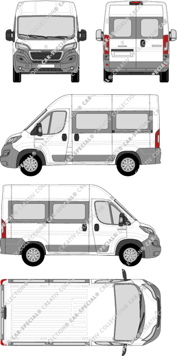 Peugeot Boxer microbús, 2014–2024 (Peug_347)
