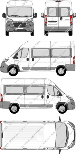 Peugeot Boxer microbús, 2014–2024 (Peug_351)