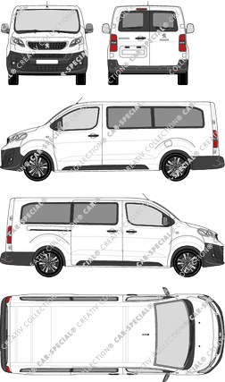 Peugeot Expert microbús, actual (desde 2016) (Peug_459)