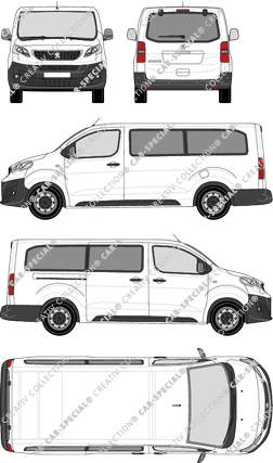Peugeot Expert microbús, actual (desde 2016) (Peug_465)