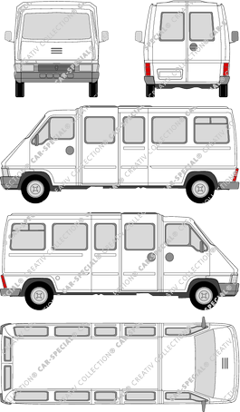 Renault Master microbús, 1980–1994 (Rena_031)