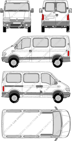 Renault Master microbús, 1997–2003 (Rena_036)