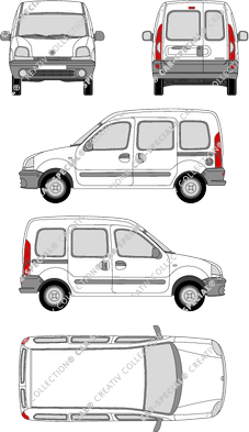 Renault Kangoo furgón, 1997–2003 (Rena_060)