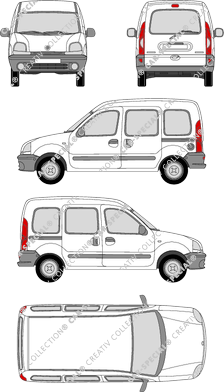 Renault Kangoo furgón, 1997–2003 (Rena_061)