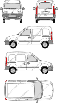 Renault Kangoo furgón, 1997–2003 (Rena_107)