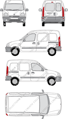 Renault Kangoo furgón, 1997–2003 (Rena_108)
