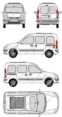 Renault Kangoo furgón, 2003–2009 (Rena_142)