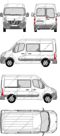 Renault Master furgón, 2010–2014 (Rena_365)