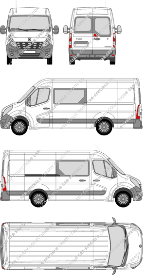 Renault Master furgón, 2010–2014 (Rena_376)