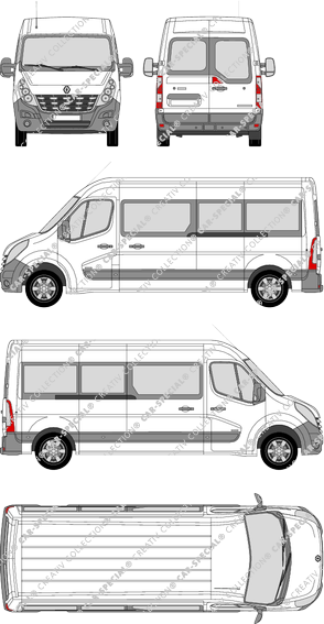 Renault Master microbús, 2010–2014 (Rena_438)
