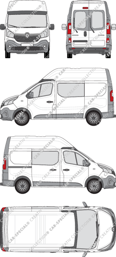 Renault Trafic Kastenwagen, 2014–2019 (Rena_559)