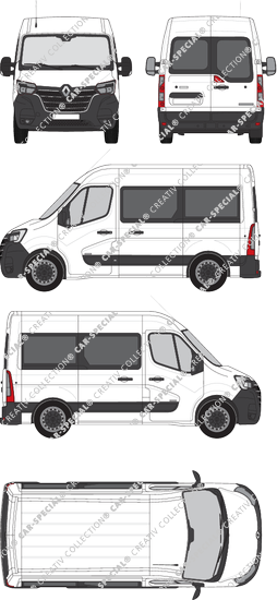 Renault Master microbús, 2019–2024 (Rena_842)