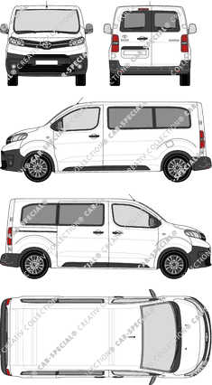 Toyota Proace Combi microbús, 2016–2024 (Toyo_234)