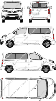 Toyota Proace Verso microbús, 2016–2024 (Toyo_240)