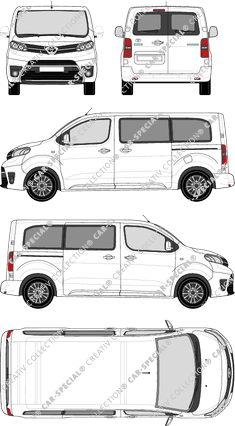 Toyota Proace Verso microbús, 2016–2024 (Toyo_241)