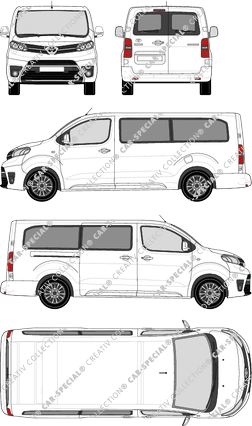 Toyota Proace Verso microbús, 2016–2024 (Toyo_242)