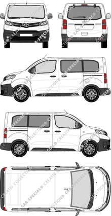 Toyota Proace Combi microbús, 2016–2024 (Toyo_263)