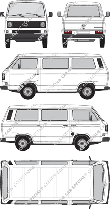 Volkswagen Transporter microbús, 1979–1992 (VW_077)