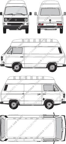 Volkswagen Transporter furgón, 1979–1992 (VW_078)