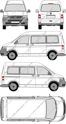 Volkswagen Transporter microbús, 2003–2009 (VW_118)