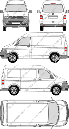 Volkswagen Transporter furgón, 2003–2009 (VW_122)