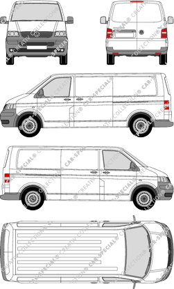 Volkswagen Transporter furgón, 2003–2009 (VW_132)