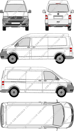 Volkswagen Transporter furgón, 2003–2009 (VW_135)