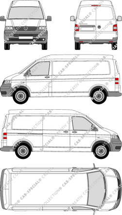 Volkswagen Transporter furgón, 2003–2009 (VW_138)
