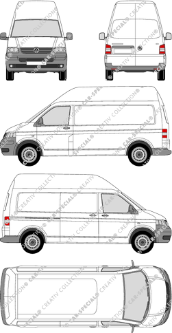 Volkswagen Transporter furgón, 2003–2009 (VW_139)