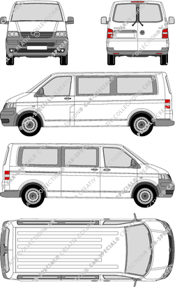 Volkswagen Transporter microbús, 2003–2009 (VW_144)