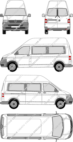 Volkswagen Transporter microbús, 2003–2009 (VW_149)