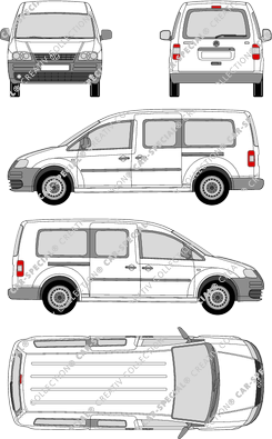 Volkswagen Caddy furgón, 2007–2010 (VW_217)
