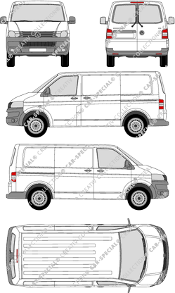 Volkswagen Transporter furgón, 2009–2015 (VW_248)
