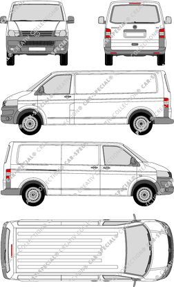 Volkswagen Transporter furgón, 2009–2015 (VW_259)