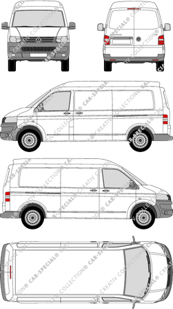 Volkswagen Transporter furgón, 2009–2015 (VW_270)