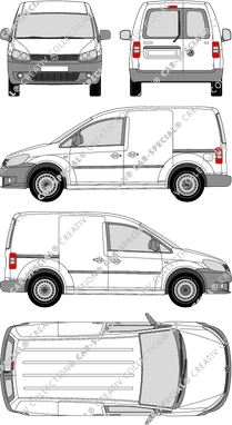 Volkswagen Caddy Kastenwagen, 2010–2015 (VW_326)