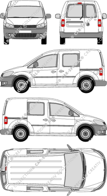 Volkswagen Caddy furgón, 2010–2015 (VW_328)