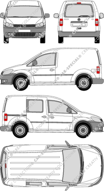 Volkswagen Caddy furgón, 2010–2015 (VW_334)