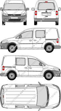 Volkswagen Caddy furgón, 2010–2015 (VW_335)