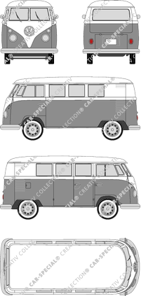 Volkswagen Transporter microbús, 1965–1973 (VW_408)