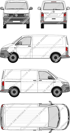 Volkswagen Transporter furgón, 2015–2019 (VW_468)