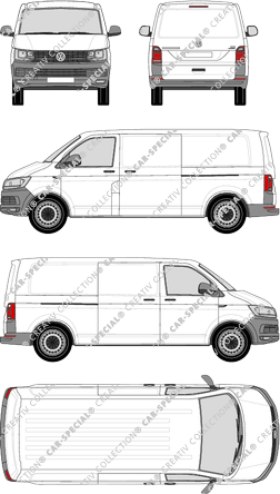 Volkswagen Transporter furgón, 2015–2019 (VW_477)