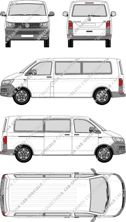 Volkswagen Transporter microbús, 2015–2019 (VW_482)