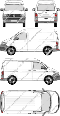 Volkswagen Transporter furgón, 2015–2019 (VW_489)