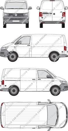 Volkswagen Transporter furgón, 2015–2019 (VW_502)