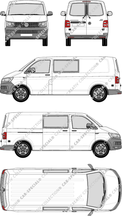 Volkswagen Transporter furgón, 2015–2019 (VW_516)