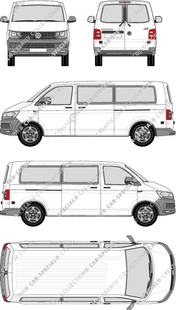 Volkswagen Transporter microbús, 2015–2019 (VW_519)
