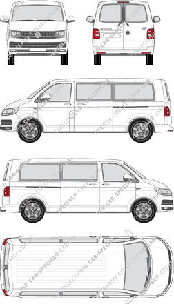 Volkswagen Transporter microbús, 2015–2019 (VW_521)
