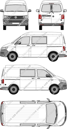 Volkswagen Transporter furgón, 2015–2019 (VW_527)