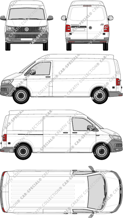 Volkswagen Transporter furgón, 2015–2019 (VW_530)